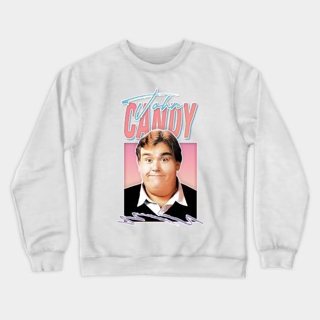 John Candy / 80s Style Retro Fan Art Crewneck Sweatshirt by DankFutura